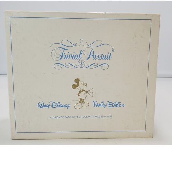 VTG 1985 Trivial Pursuit Walt Disney Family Edition Subsidiary Card Set No 105 - Picture 1 of 8
